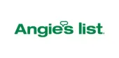 Angie's List logo with green text and a speech bubble.