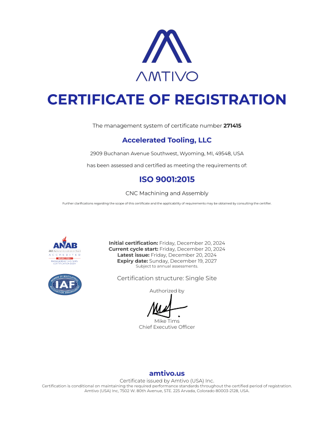Click here to view certification