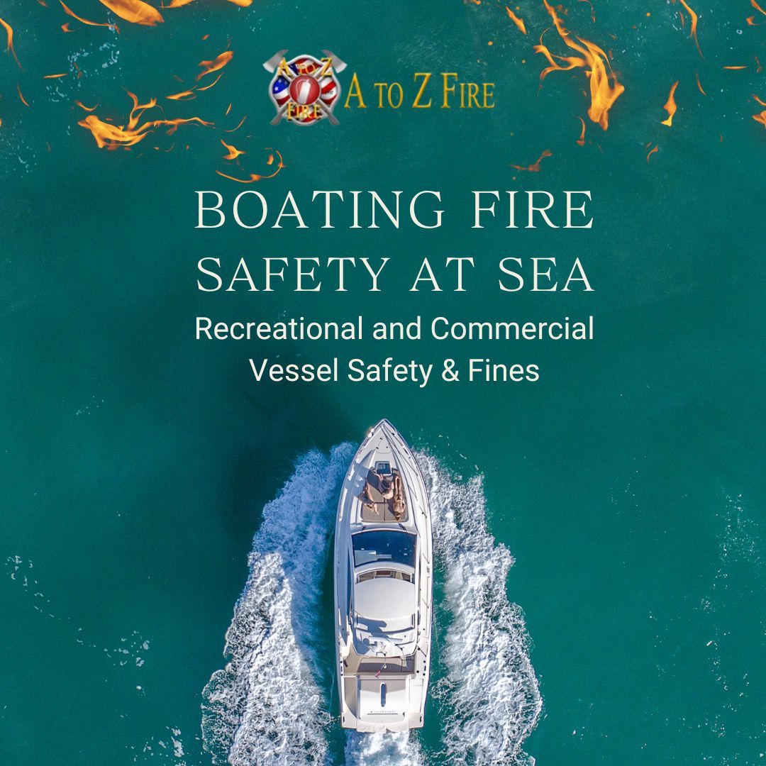Boating Fire Safety at Sea Recreational and Commercial Vessel Safety