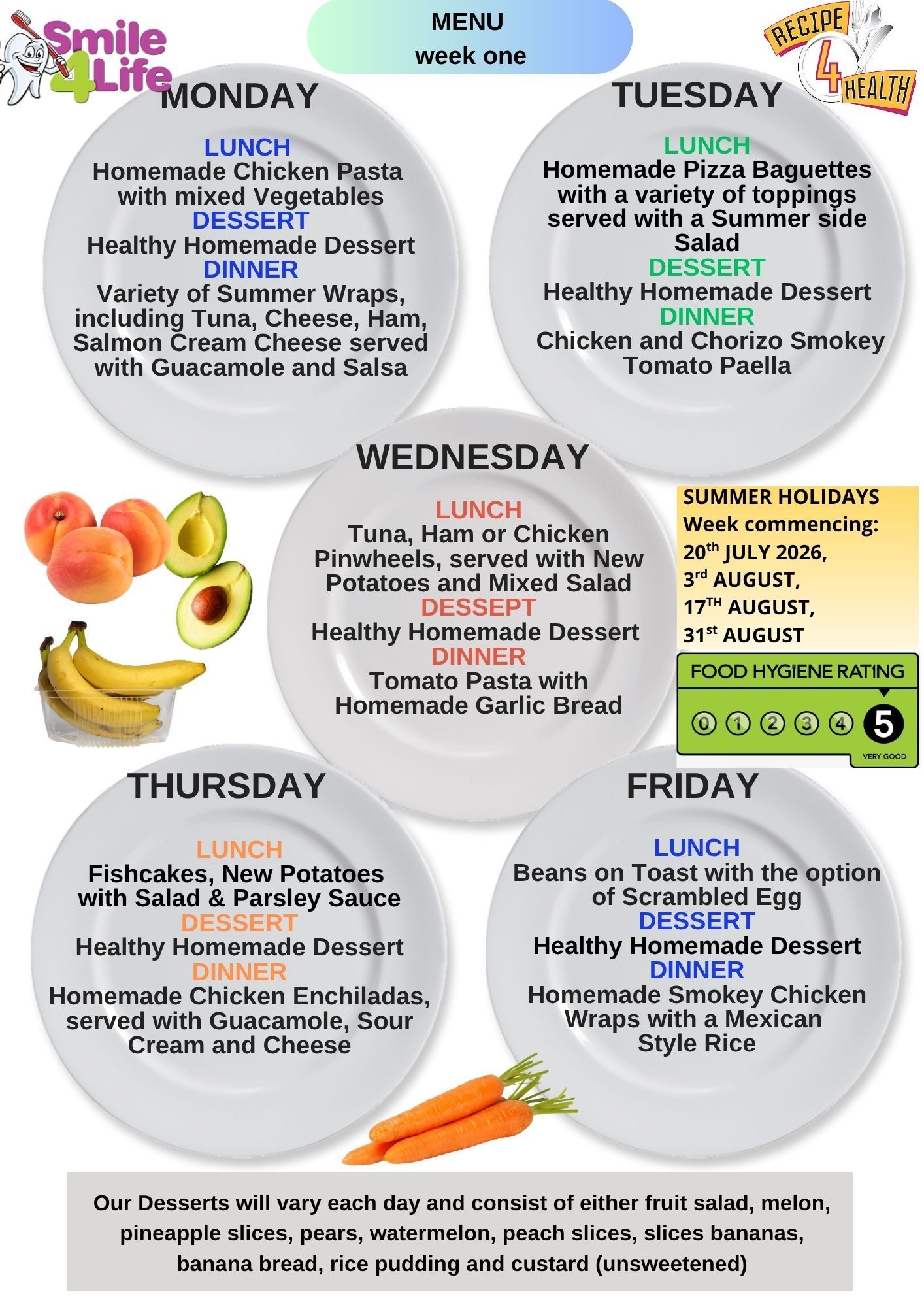 summer menu