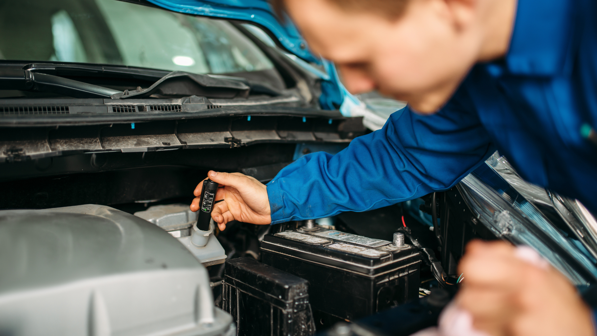 oil change and fluid check before road trip