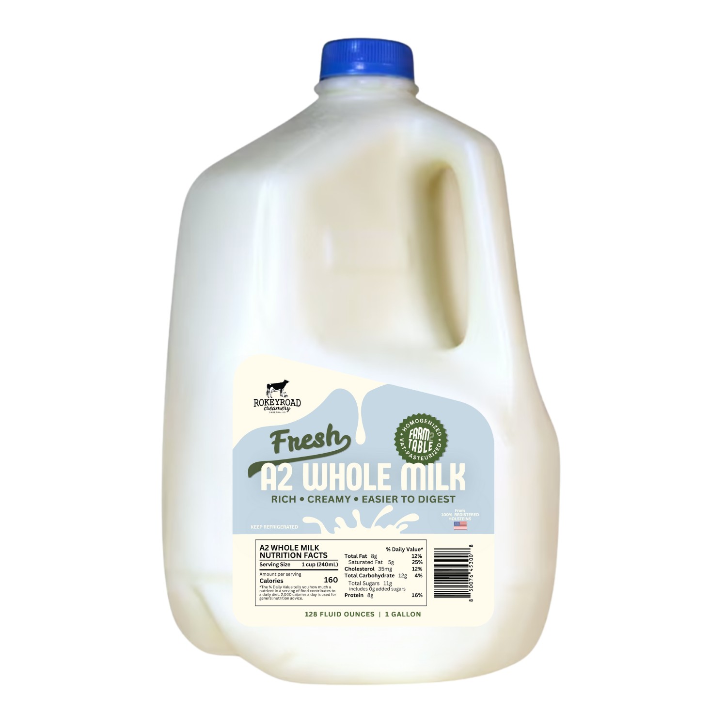 Rokeyroad Creamery A2 Whole Milk