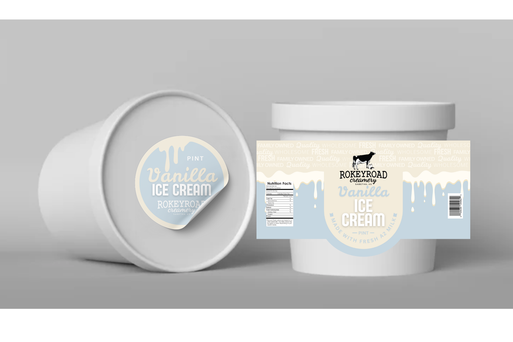 Rokeyroad Creamery Vanilla Ice Cream