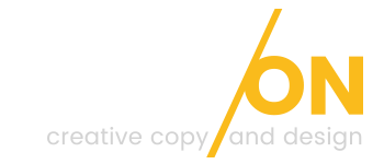 A logo for headon creative copy and design
