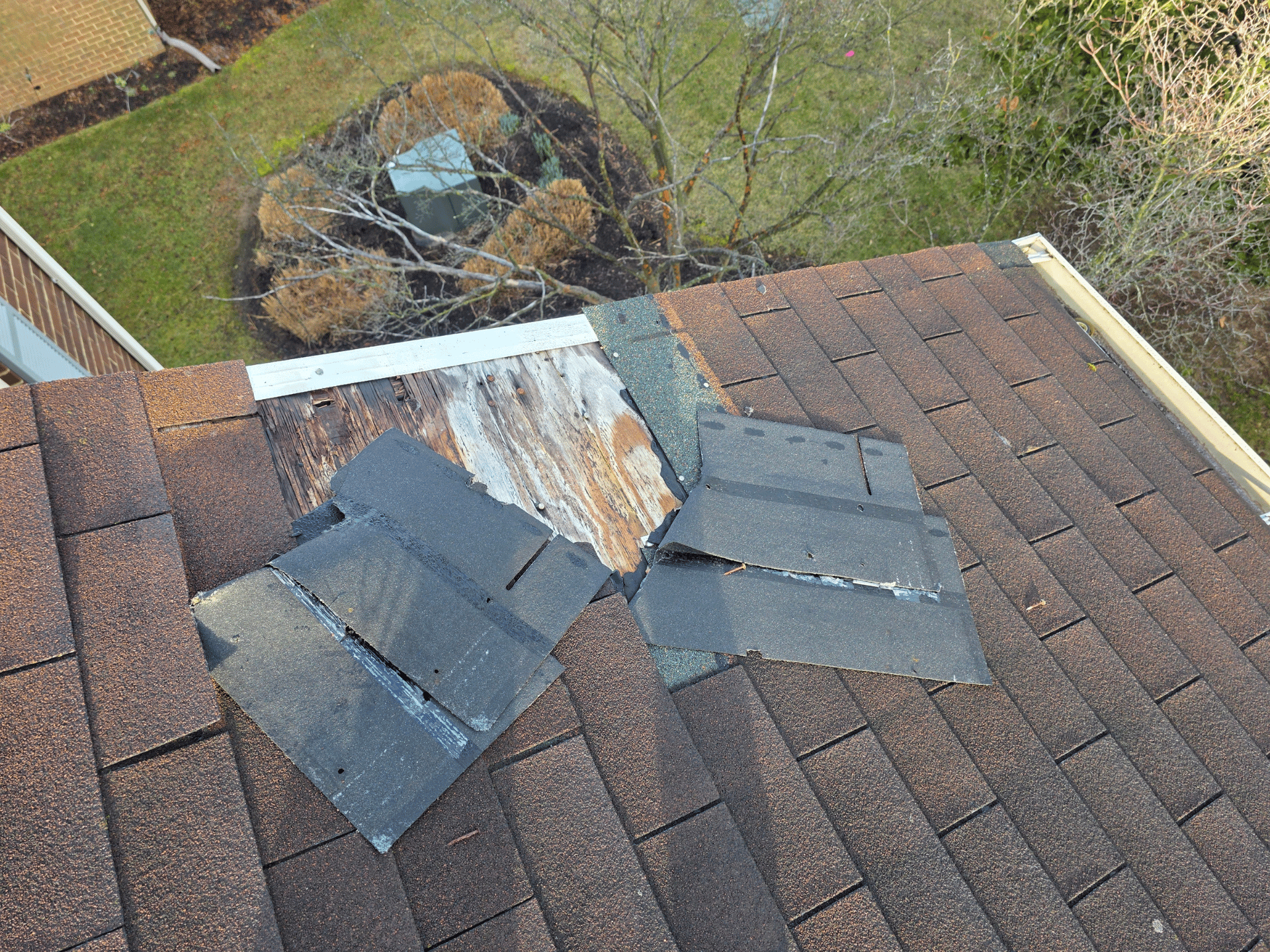 Roofing Storm Damage Repair Insurance Claim Help Maryland Tree Damaged Roof