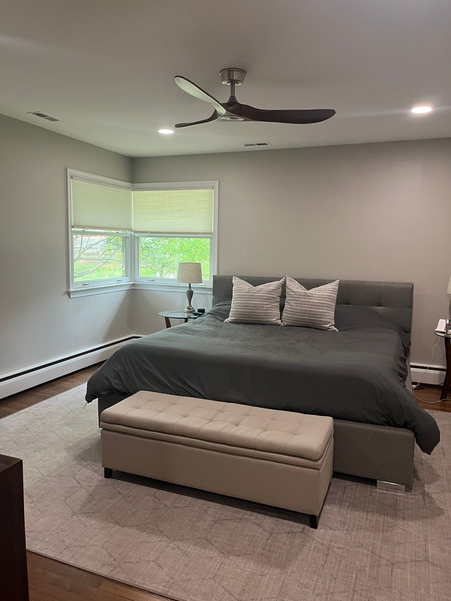 Interior Painting job done in Severn Park Maryland Master bathroom repainted