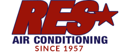 RES star logo in red and blue with “AIR CONDITIONING” and “SINCE 1957” text