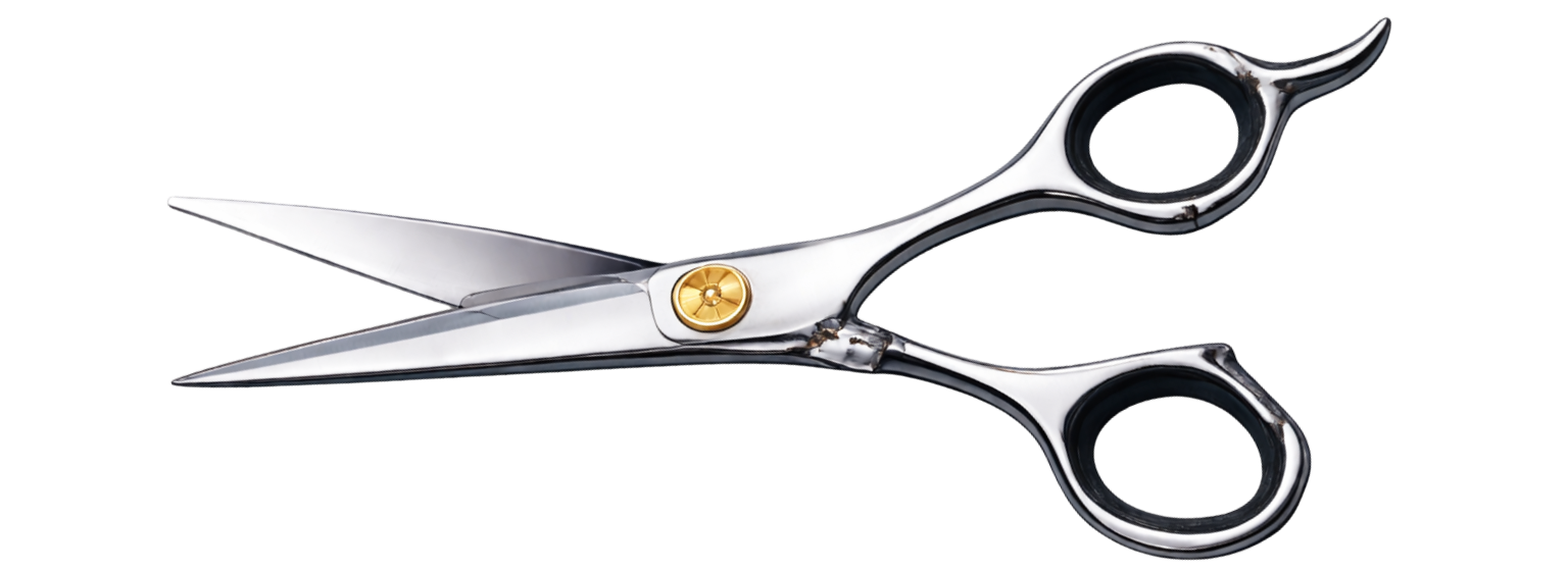 Open silver shears.