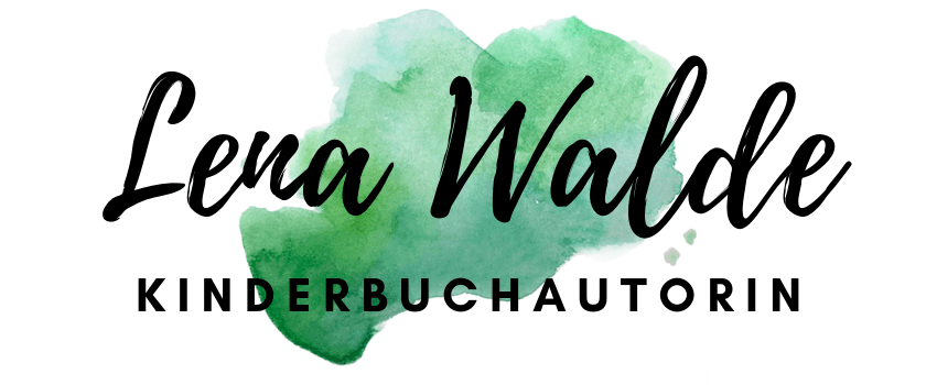 A logo for lena walde kinderbuchautorin