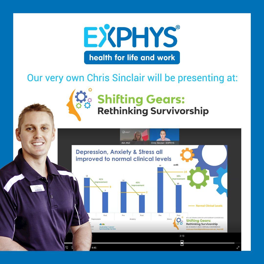 EXPHYS Presenting at Victorian Cancer Survivorship Conference.