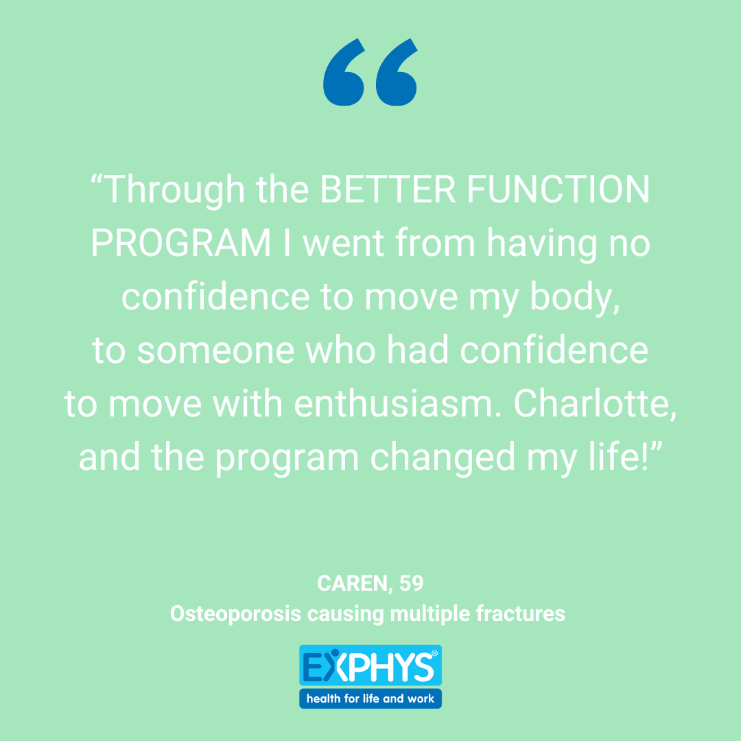 Testimonial - BETTER FUNCTION PROGRAM