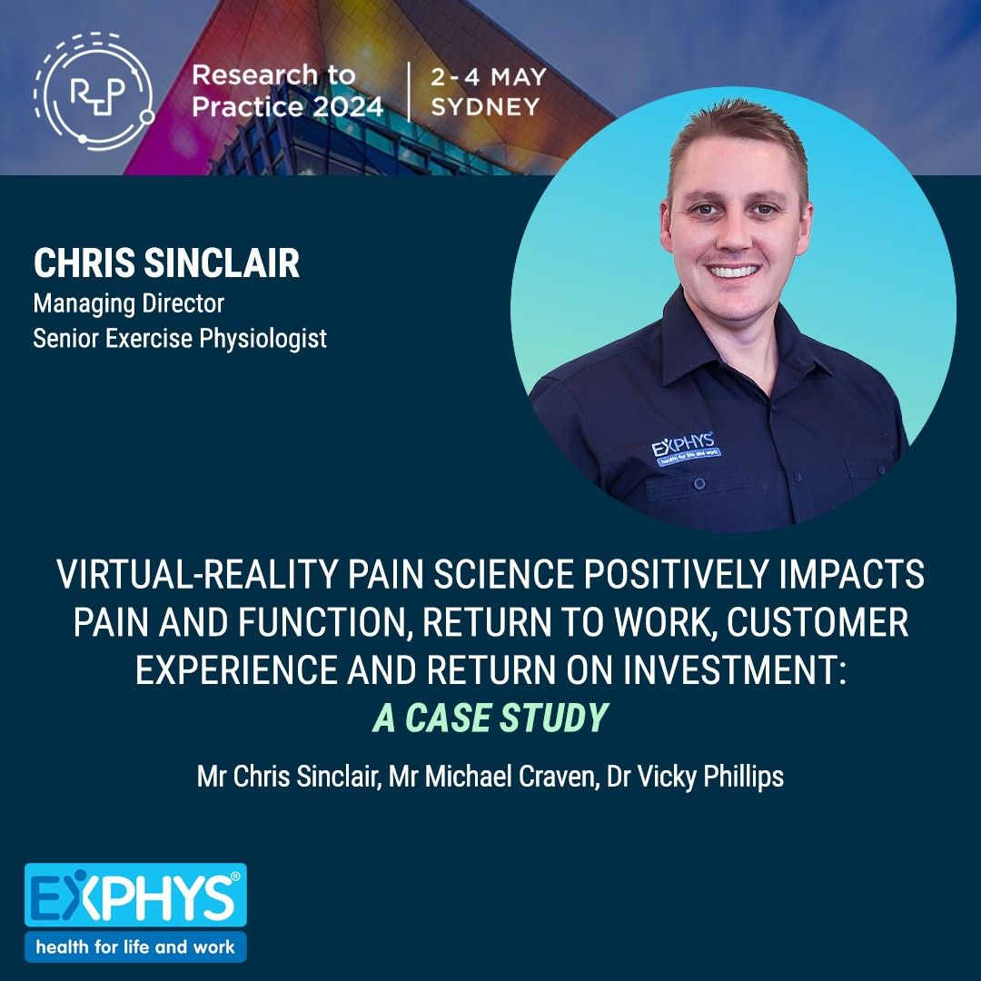 Virtual-Reality Pain Science Positively Impacts Pain, Function, RTW, Customer Experience and ROI: A Case Study