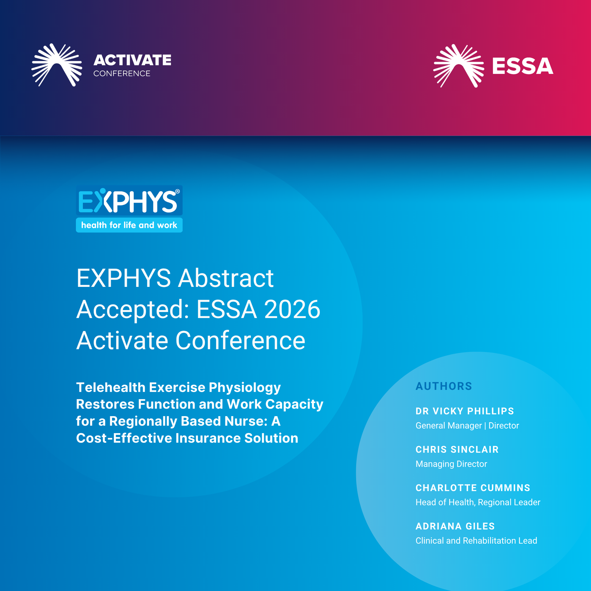 Charlotte Cummins Exercise Psychologist Australia | EXPHYS Team