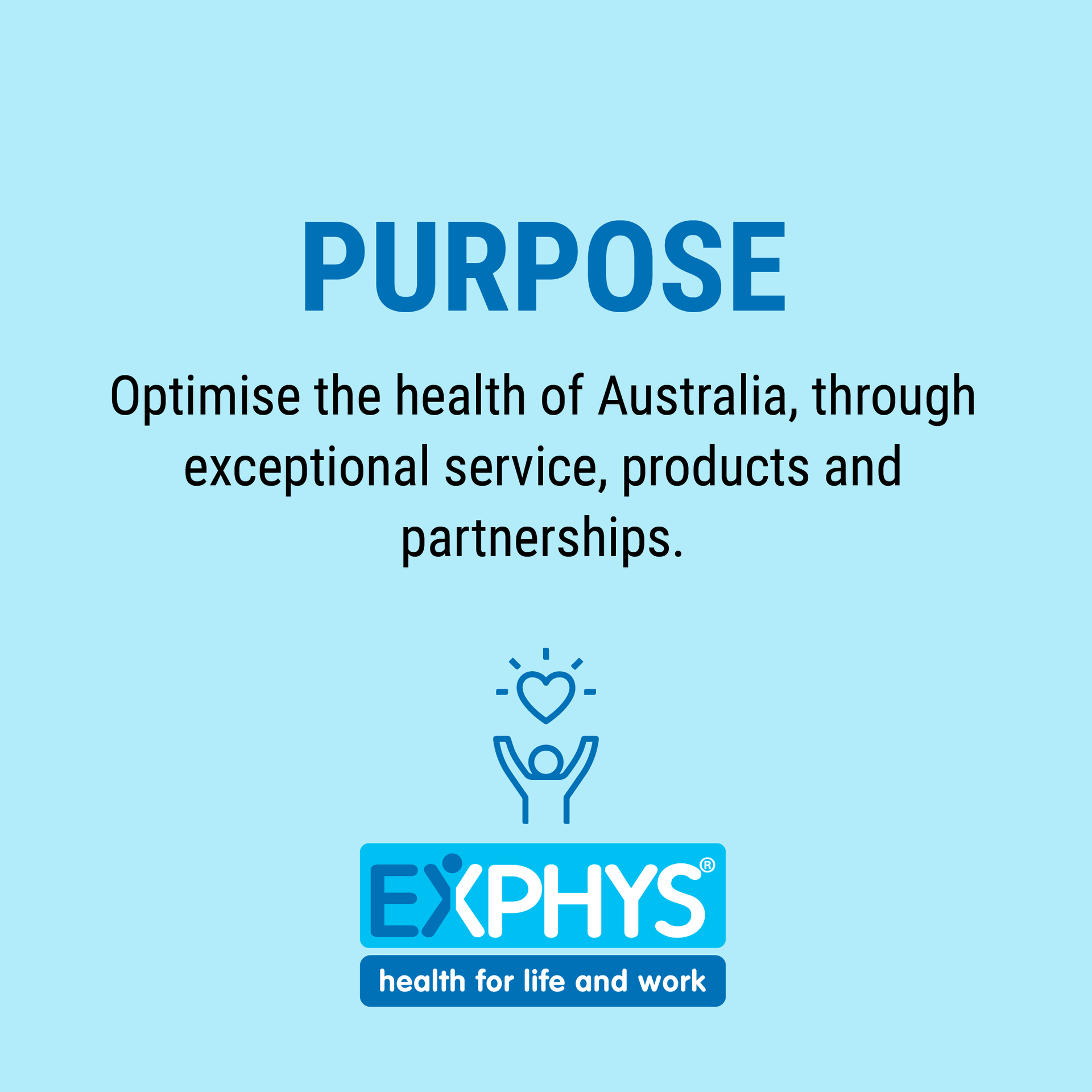 EXPHYS PURPOSE