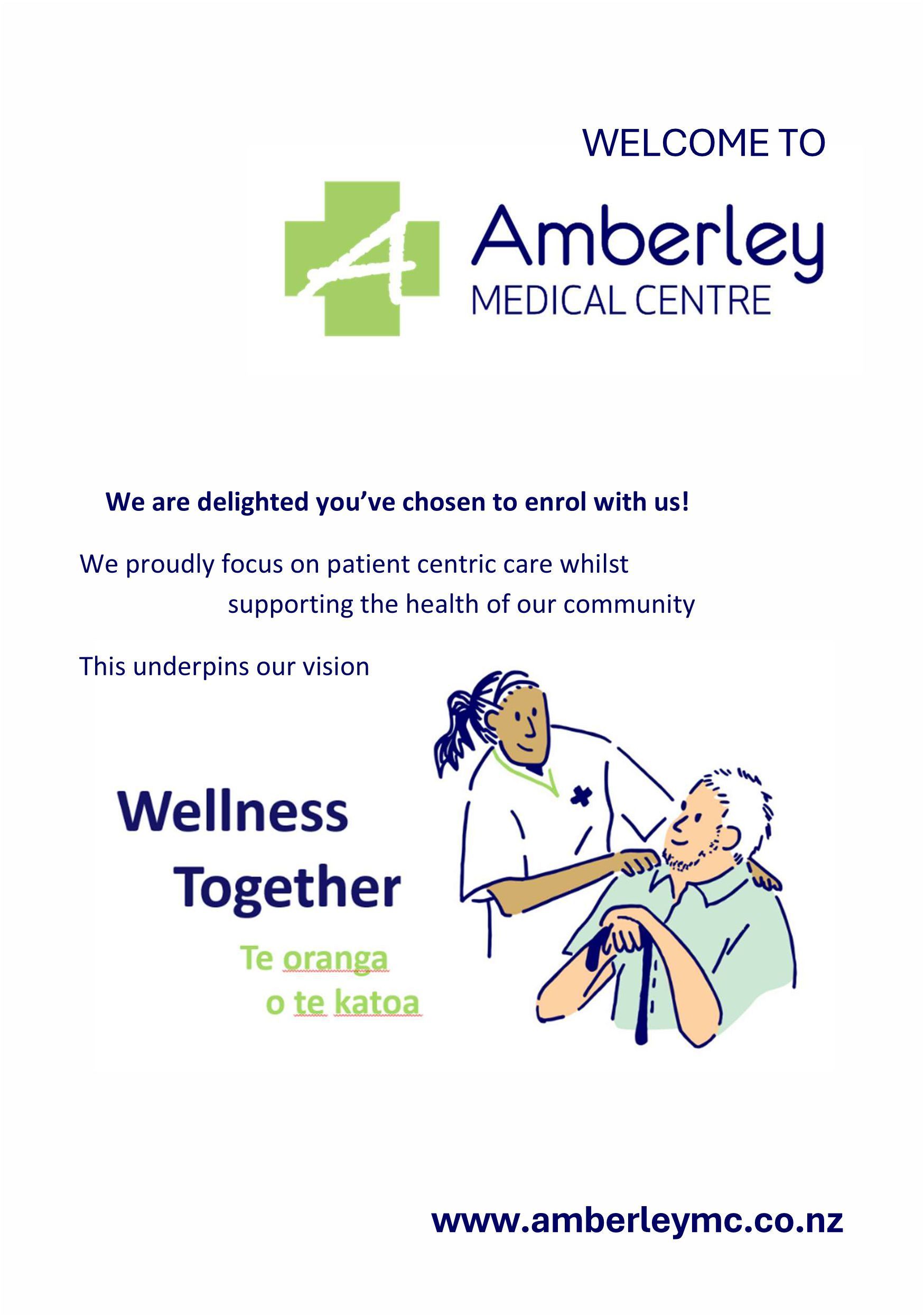 Information Leaflet about the New Patient Health Check. 