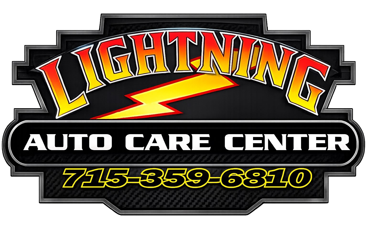 Auto Shop Logo | Lightning Auto Care Center