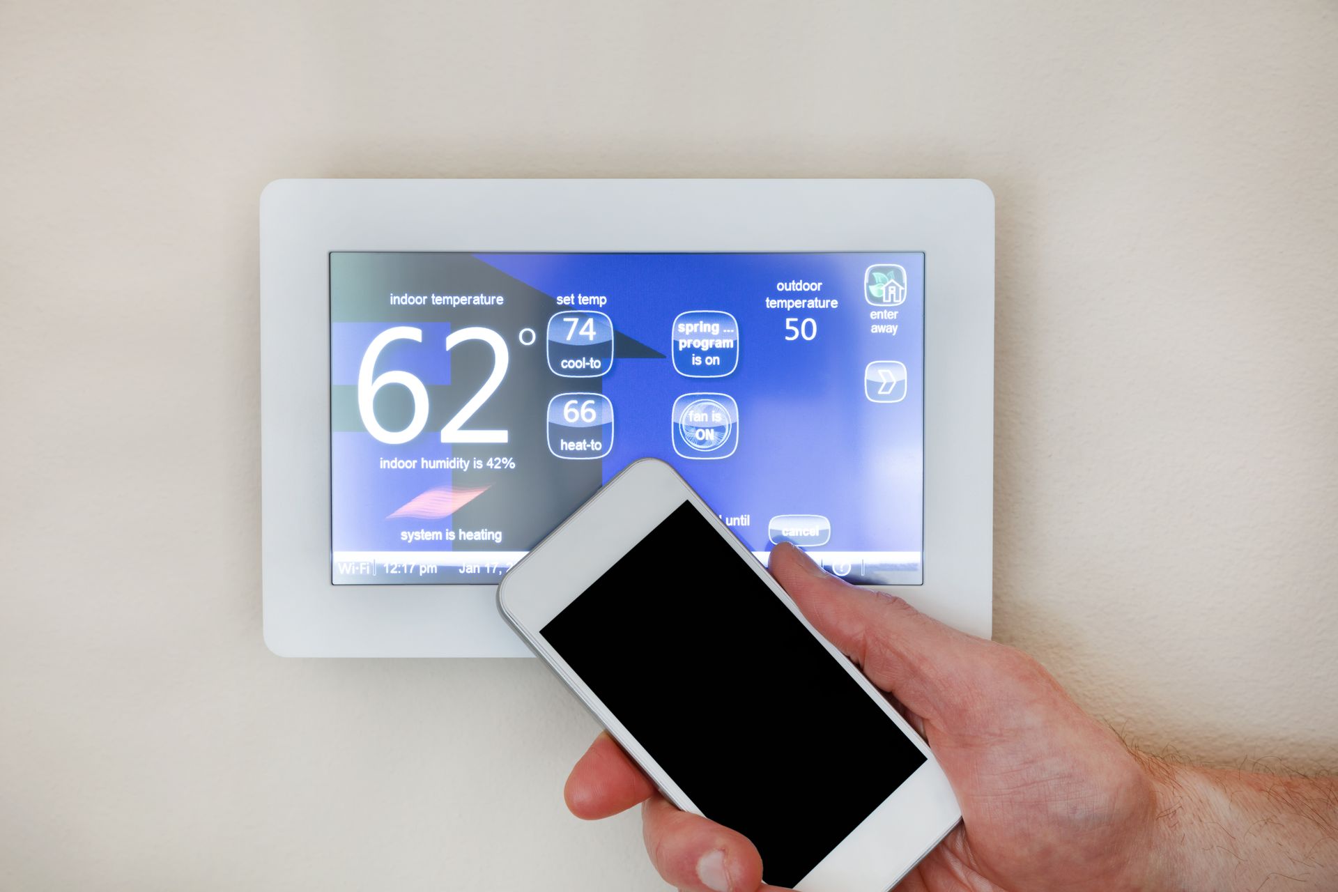 Smart Thermostat installation in Dallas Texas Smart Thermostat installation in Dallas Texas