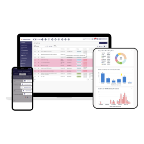 image of three portals on mobile devices