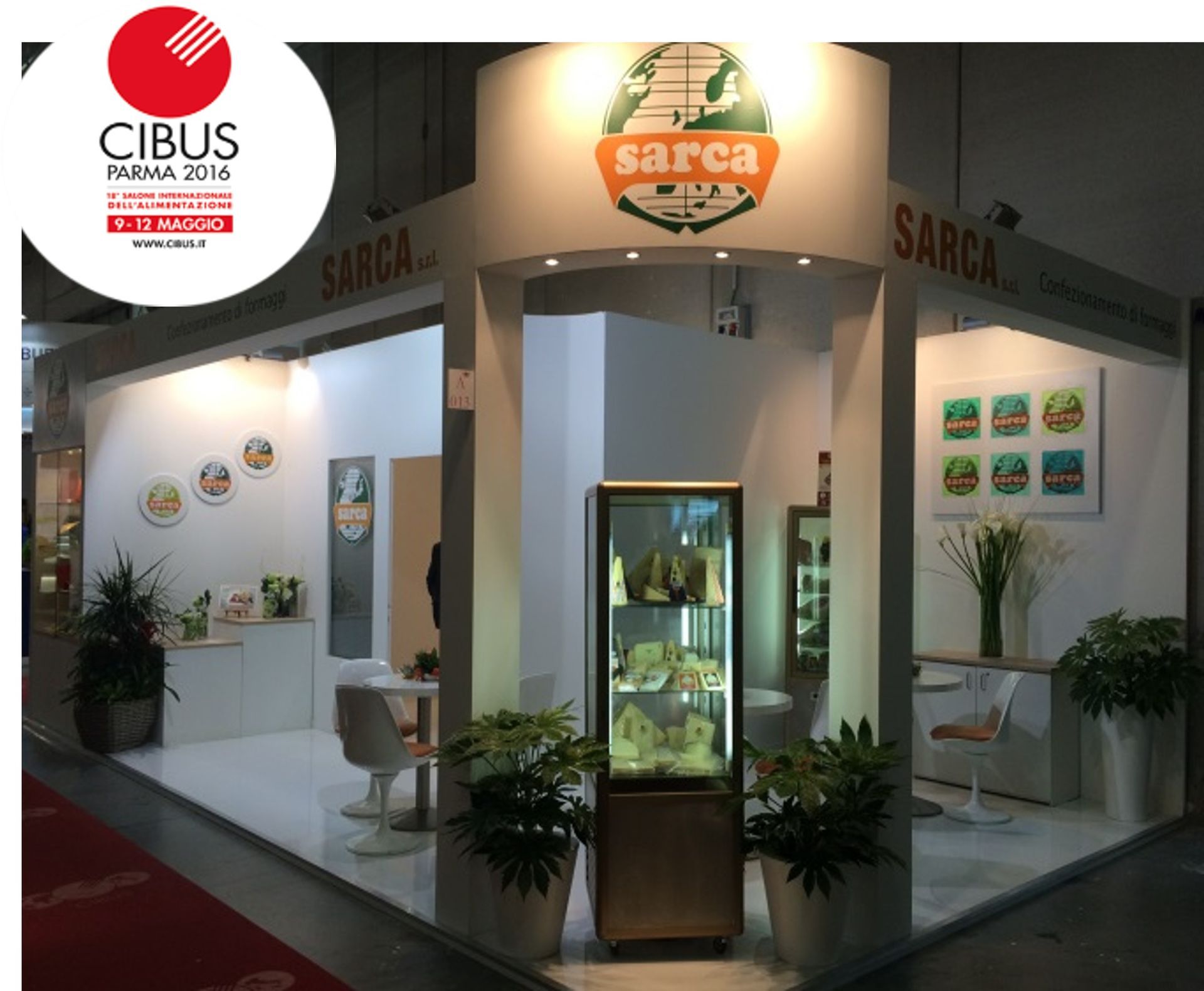 stand Sarca durante fiera CIBUS 2016