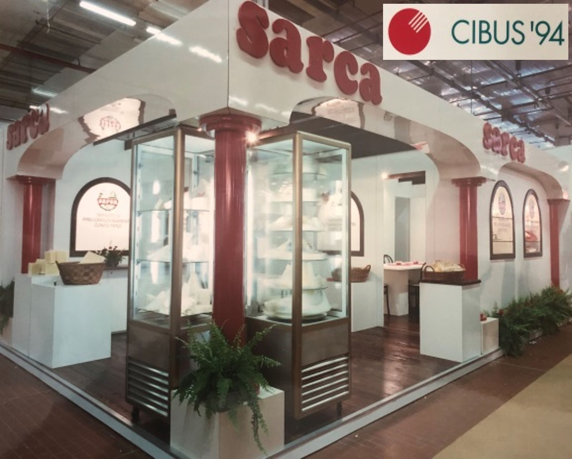 stand Sarca durante fiera CIBUS 94