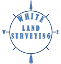 White Land Surveying Logo