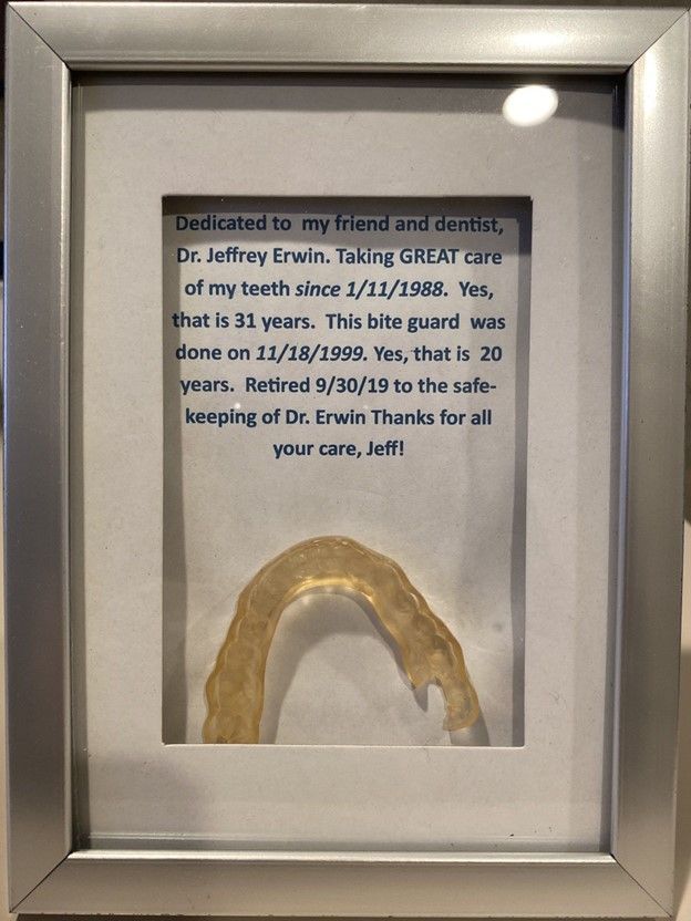 Feedback of a client in a frame - Marysville, WA - Jeffrey L. Erwin DDS