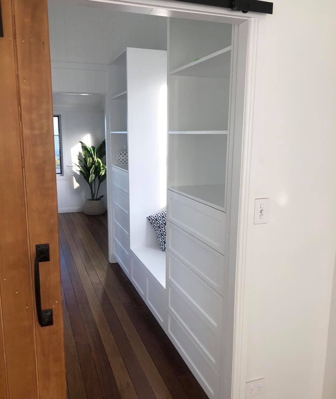Custom Stylish Walk-In Wardrobe — Keppel Kitchens in Yeppoon, QLD