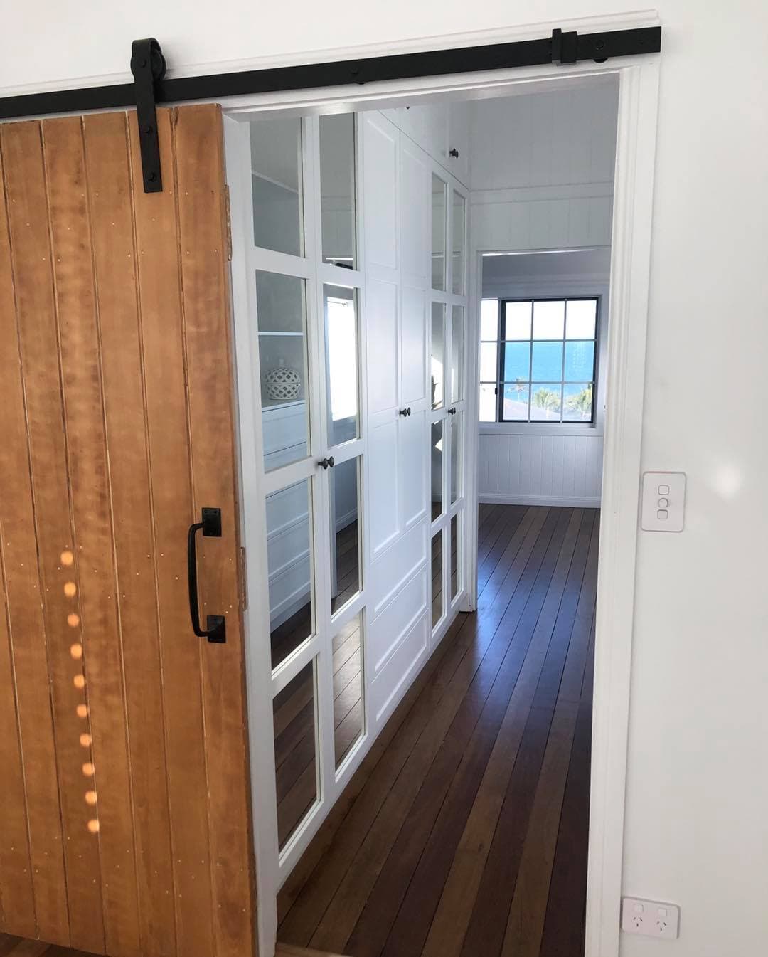 Wardrobe with Mirror Door Design — Keppel Kitchens in Yeppoon, QLD