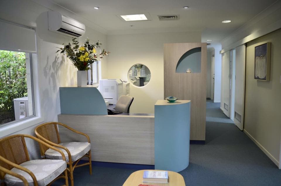 Pastel Colors Office Interior — Keppel Kitchens in Yeppoon, QLD
