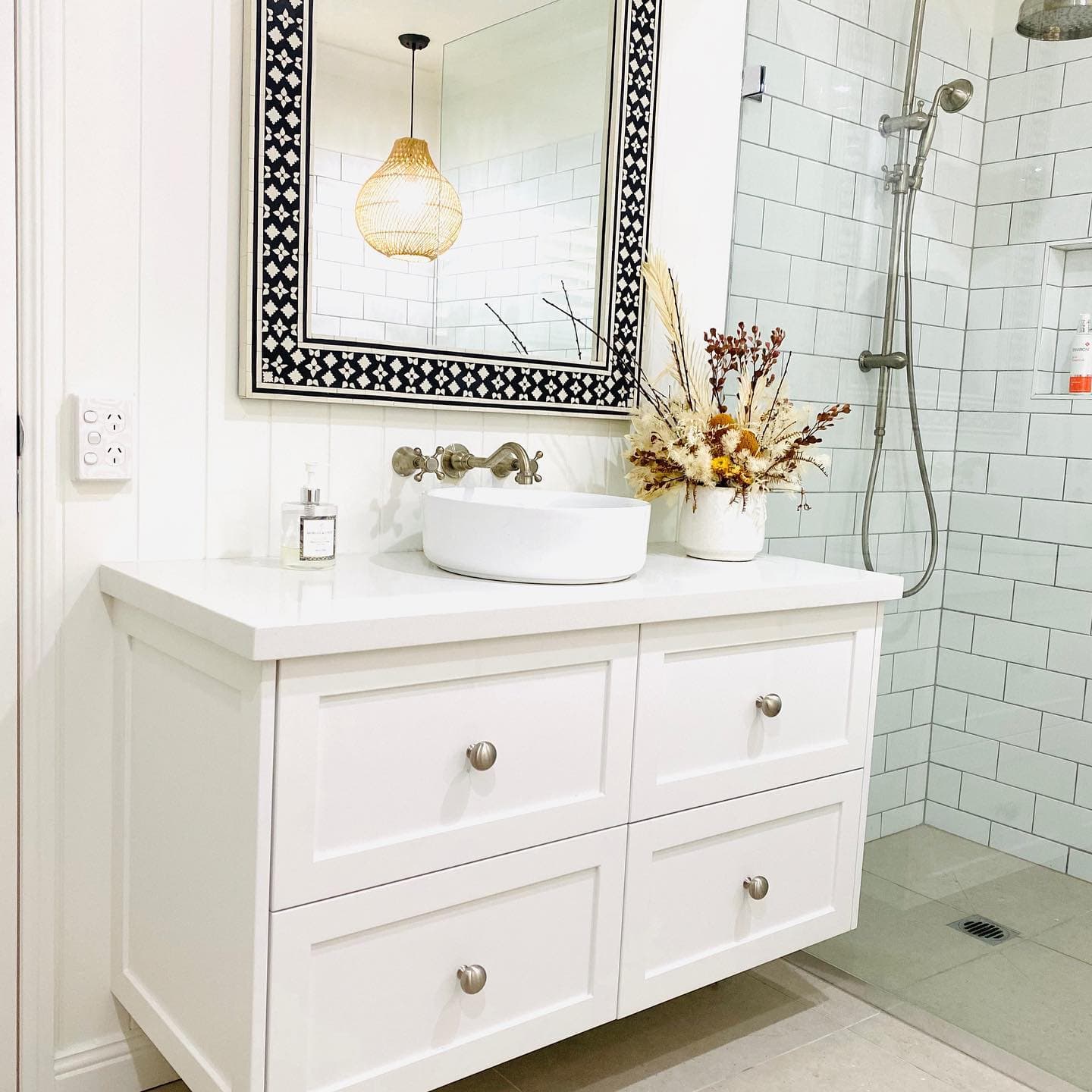 Sink Bowl on Wall Mounted Cabinet — Keppel Kitchens in Yeppoon, QLD