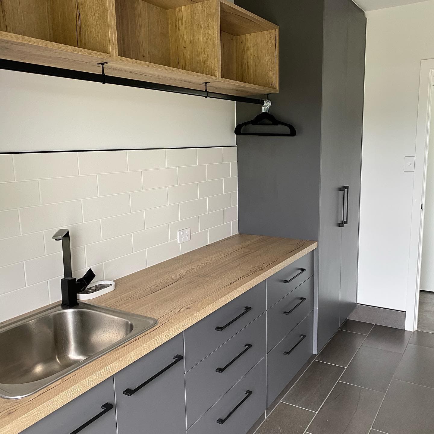 Walkway Laundry Area View — Keppel Kitchens in Yeppoon, QLD