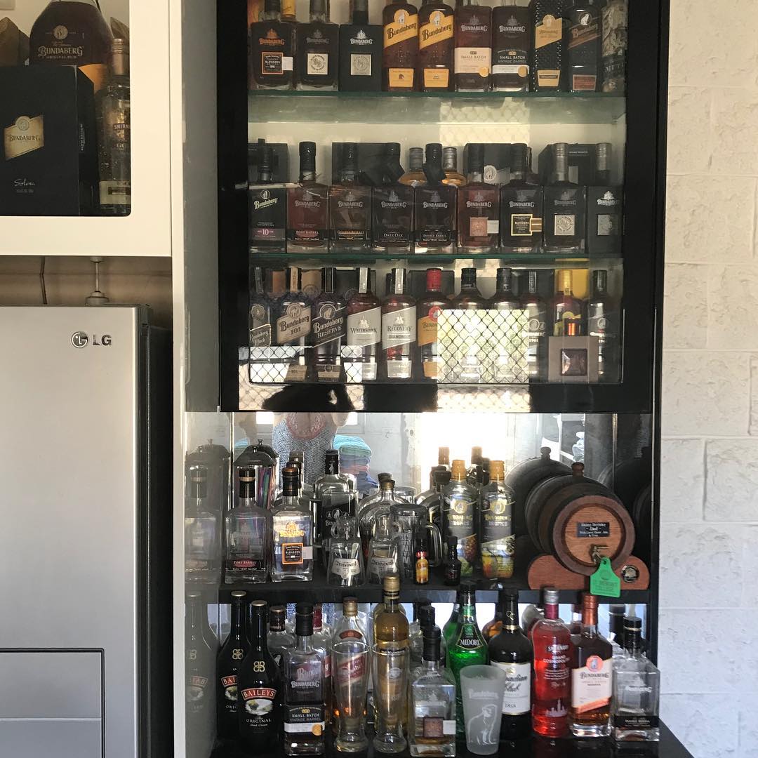 Customized Alcohol Display Shelves — Keppel Kitchens in Yeppoon, QLD