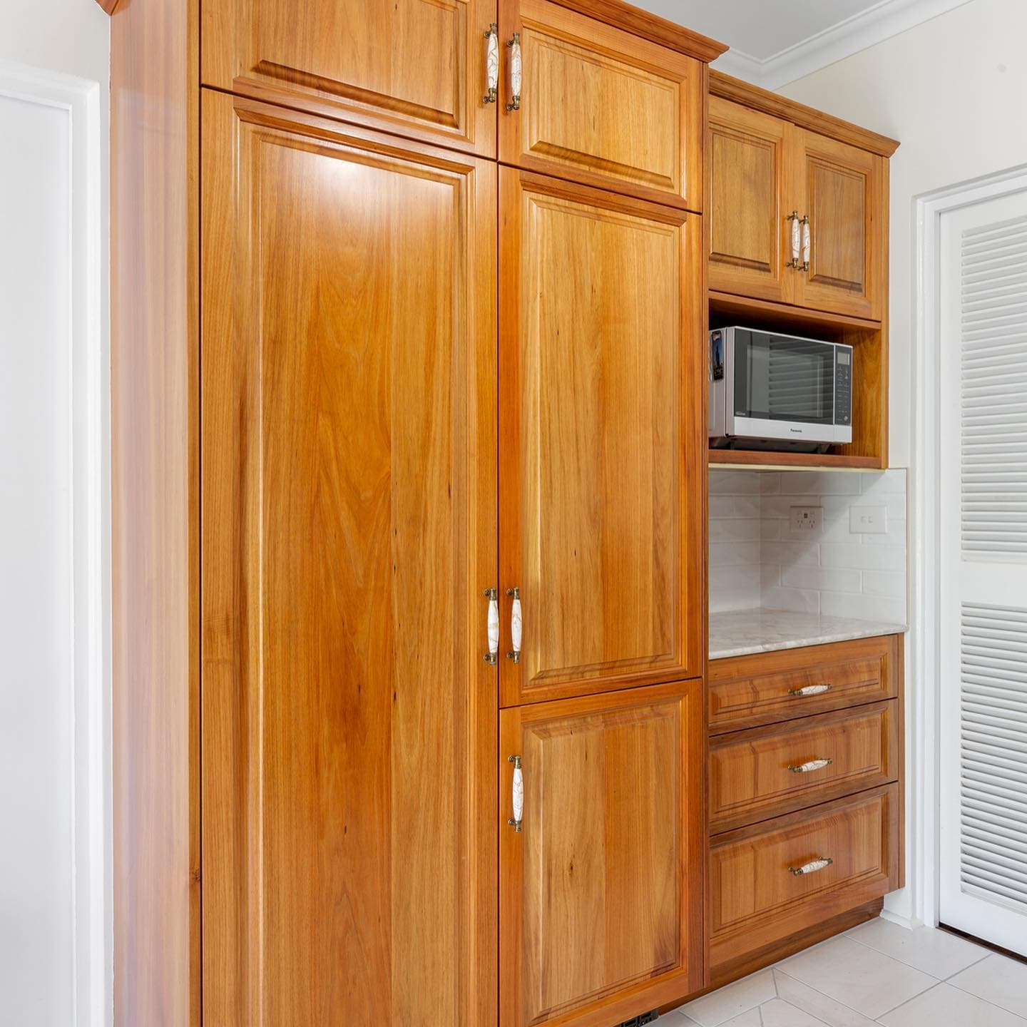 Wooden Cabinet for Kitchen Pantry — Keppel Kitchens in Yeppoon, QLD