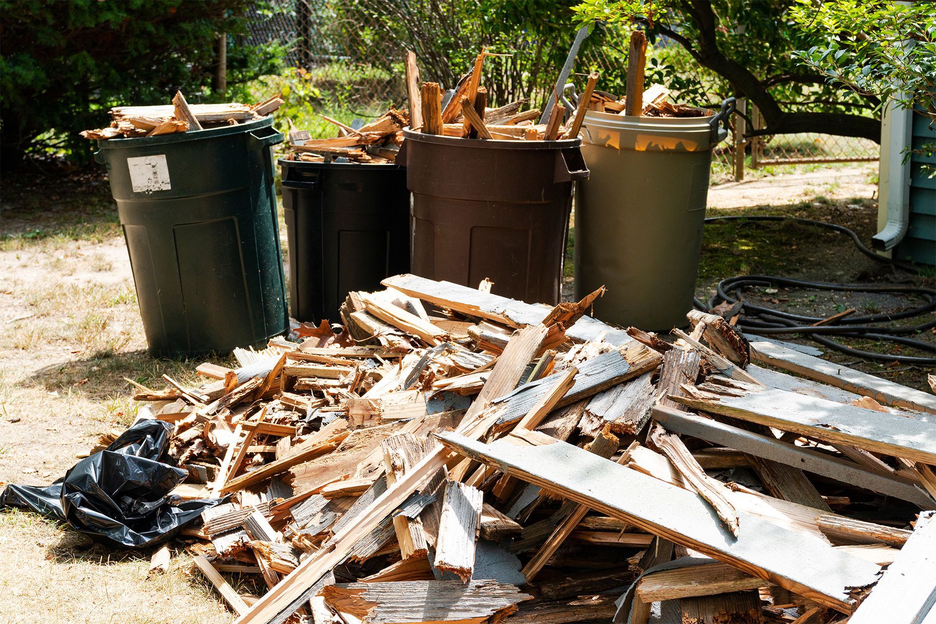 construction debris