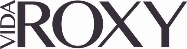 Vida Roxy logo in dark gray.