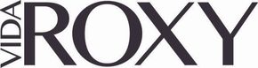Vida Roxy logo in dark gray.