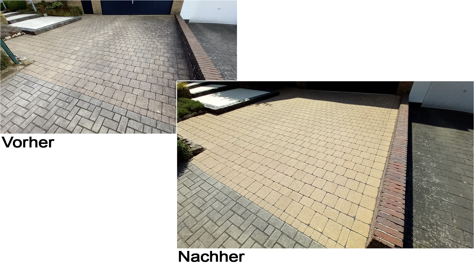 Farbliche Steinauffrischung
