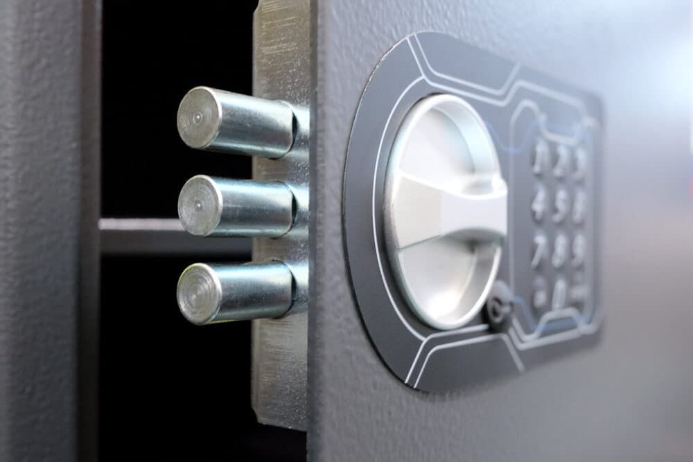 A Close up Of a Digital Safe with A Keypad — East Coast Locksmiths in Kew, NSW