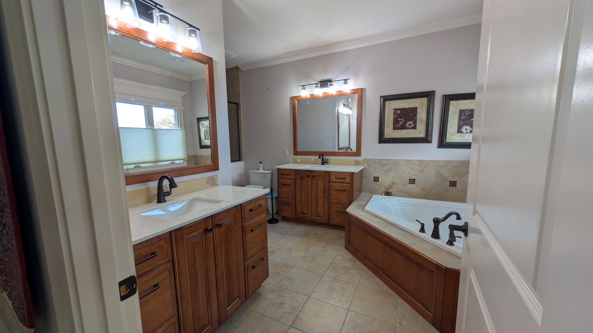 Custom vanity and mirror. Mid Missouri