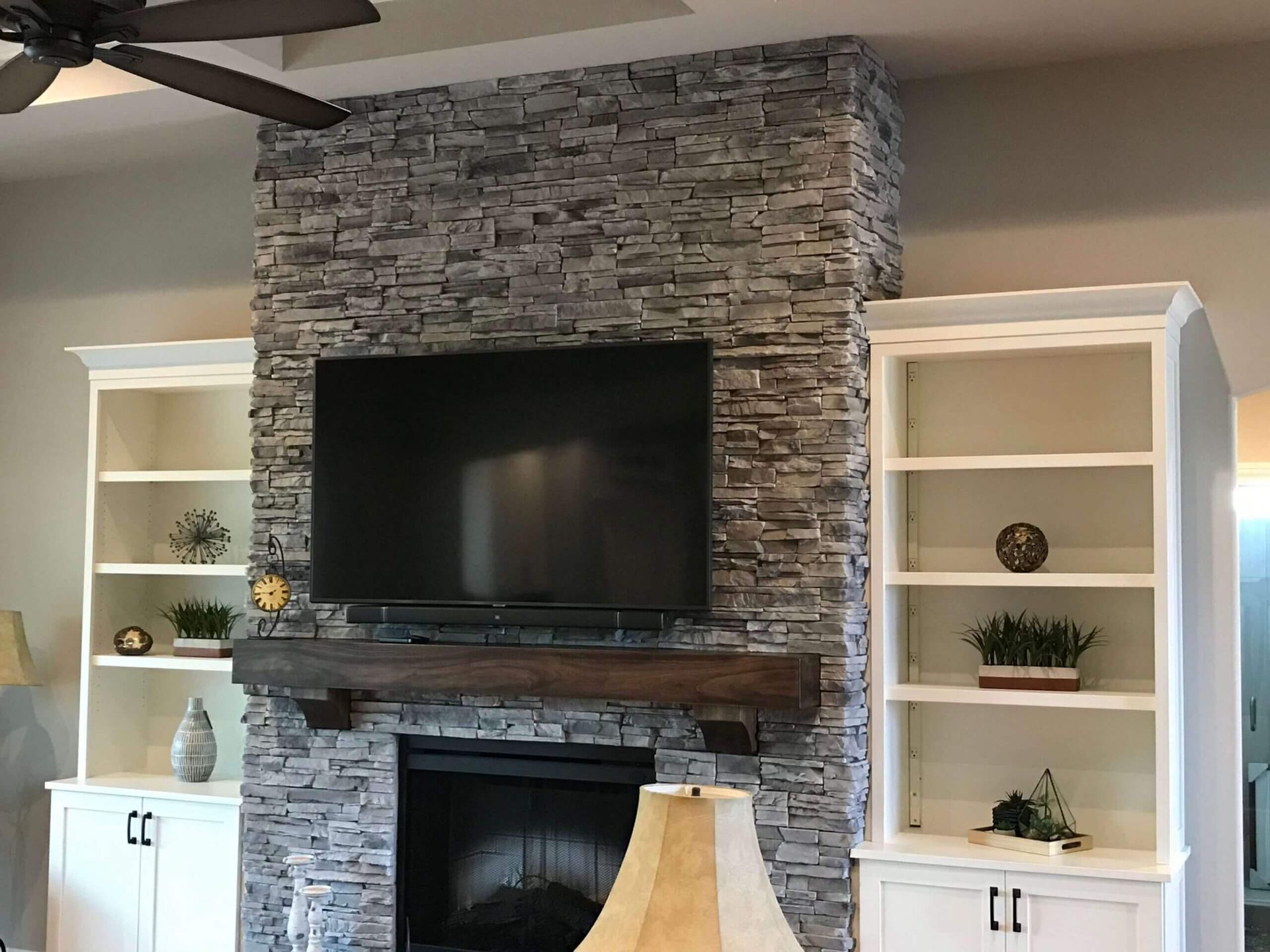 Custom mantel in Fulton Missouri 