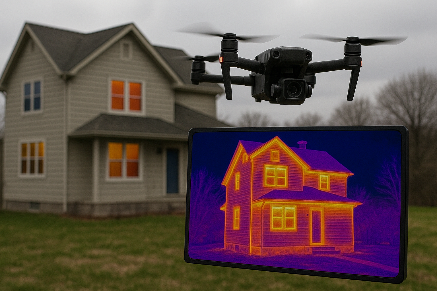 Utilifind private utility locating colorado springs colorado drone imaging thermal drone inspection