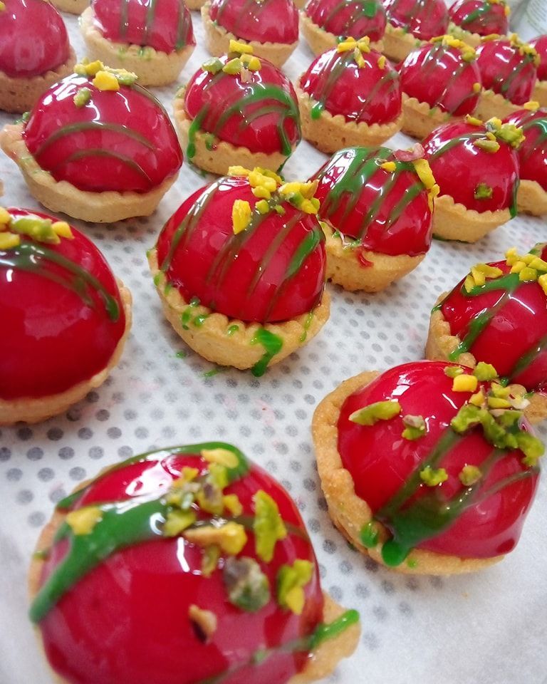pasticcini mignon rossi