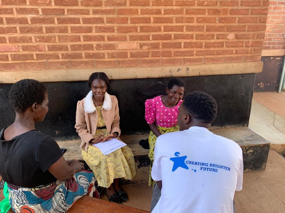 Parents and caregivers sitting talking about