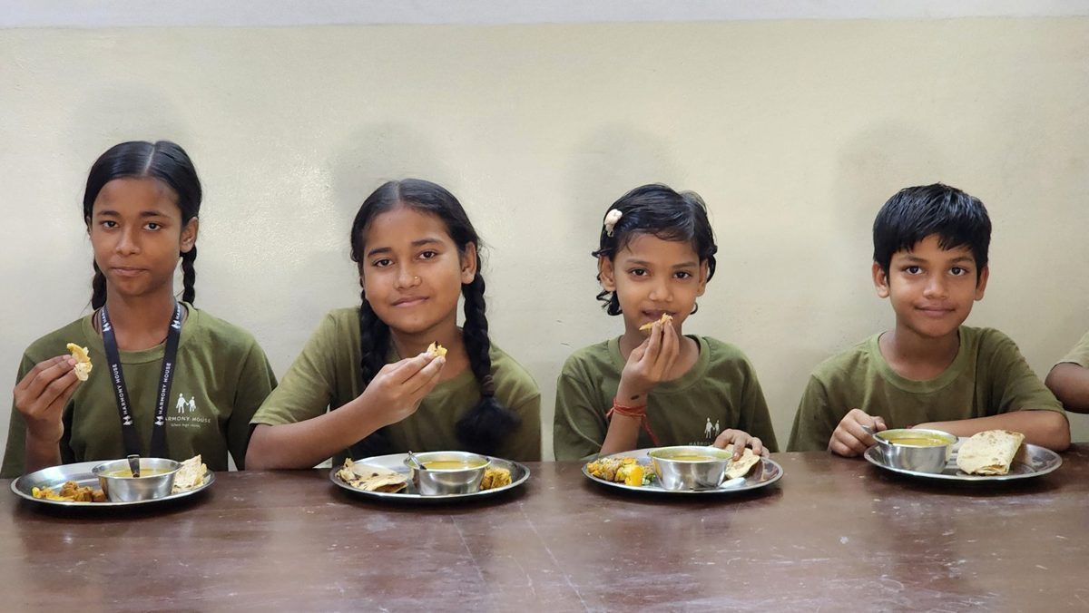 Children at Harmony House in India