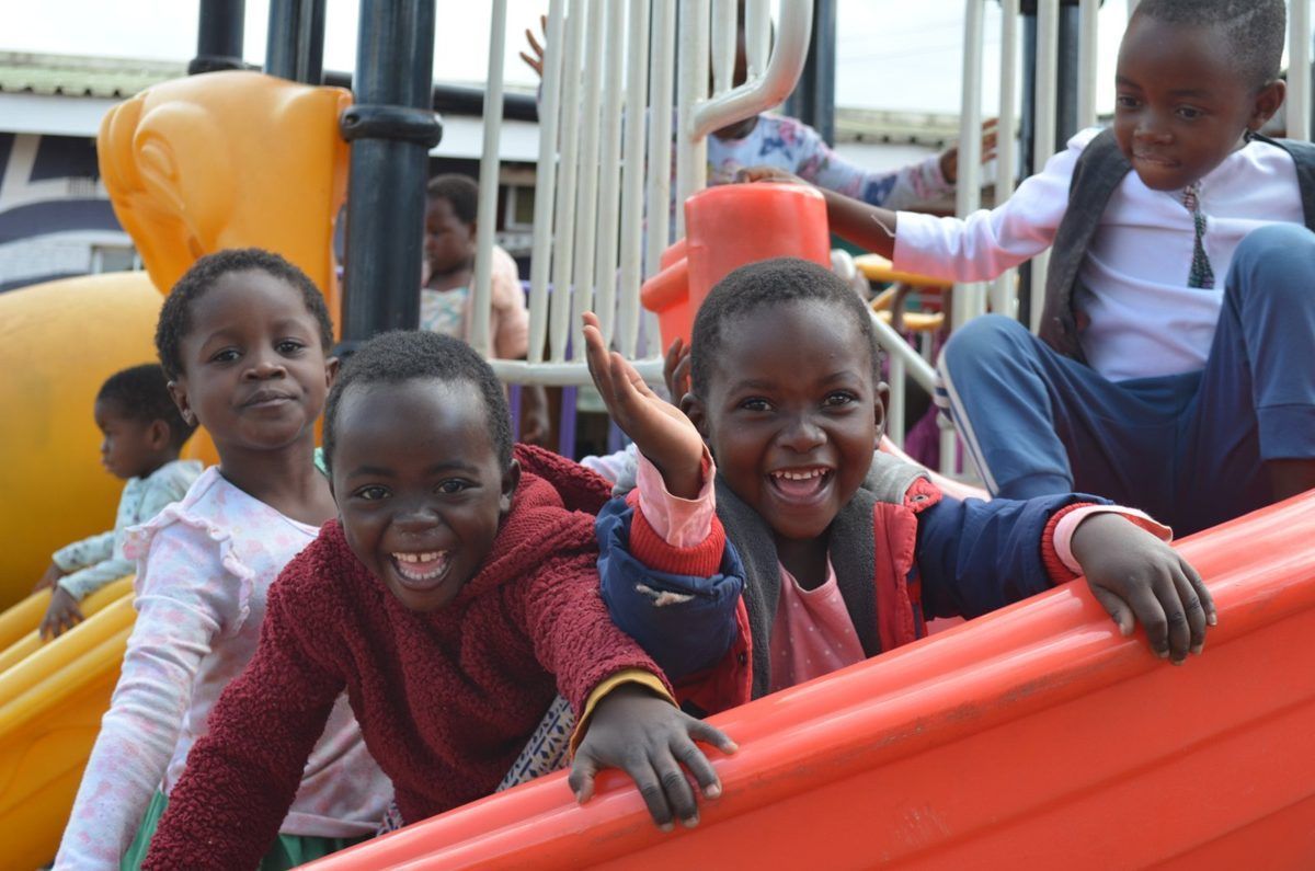 Children at The Sparkle Foundation in Zomba, Malawi