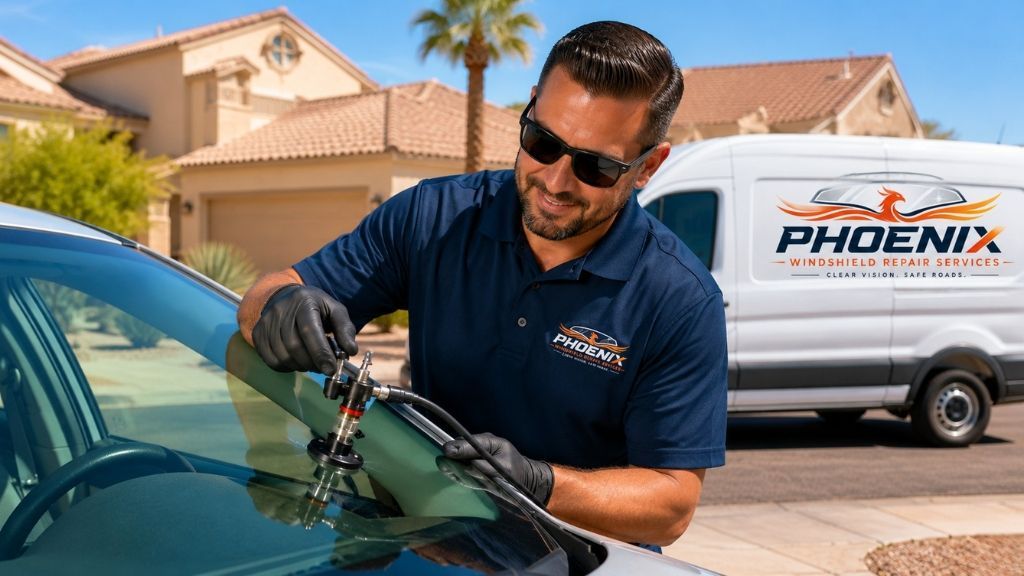 Mobile windshield chip repair and mobile rock chip repair