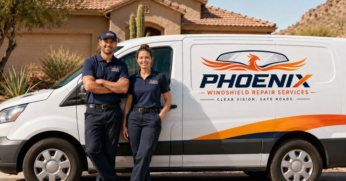 Windshield chip repair technicians