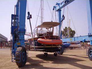 Barca in deposito