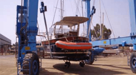 Barca in rimessaggio