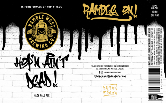 hop'n ain't dead label